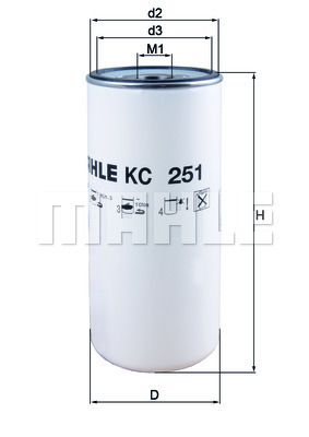 FILTRO DE COMBUSTIBLE - KC251
