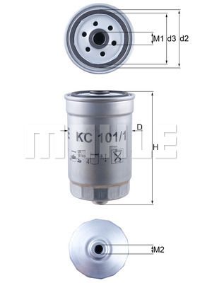 FILTRO DE COMBUSTIBLE - KC101/1