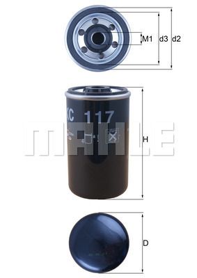 FILTRO DE COMBUSTIBLE - KC117