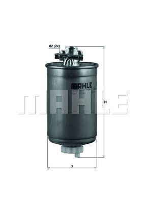 FILTRO DE COMBUSTIBLE - KL180