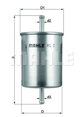 FILTRO DE COMBUSTIBLE - KL2