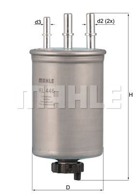 FILTRO DE COMBUSTIBLE - KL446