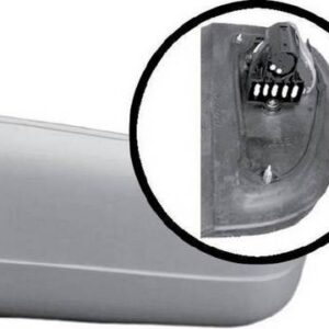 Retrovisor completo Izquierdo Eléctrico  Asférico  Cristal Azul  Térmico  Imprimado  Abatible Eléctrico  7 PINS