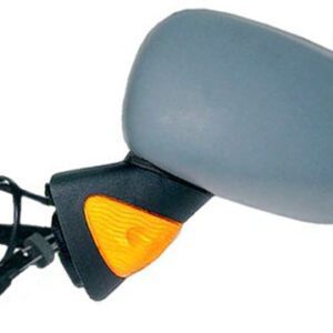 Retrovisor completo Izquierdo Mecánico  Asférico  Imprimado  Con Intermitente  Ambar  2 Pins