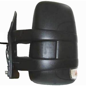 Retrovisor completo Izquierdo Espejo Angulo Muerto  Manual  Convexo  Con Intermitente  Brazo Corto  1 Conector  W16W  2 PINS