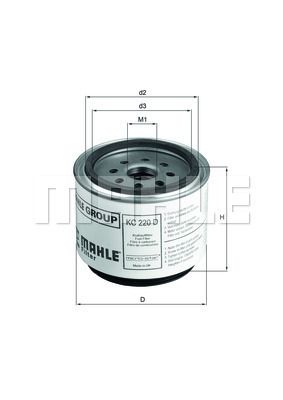 FILTRO DE COMBUSTIBLE - KC220D
