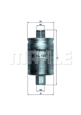 FILTRO DE COMBUSTIBLE - KL182