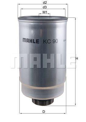FILTRO DE COMBUSTIBLE - KC90