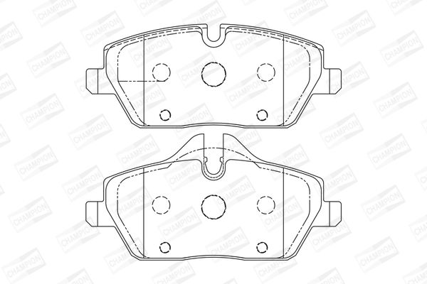 CHAMPION PASTILLA DE FRENOS - 573137CH
