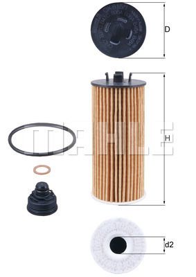 FILTRO DE ACEITE - OX815/1D