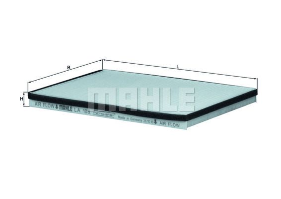 FILTRO DE HABITÃCULO - LA108