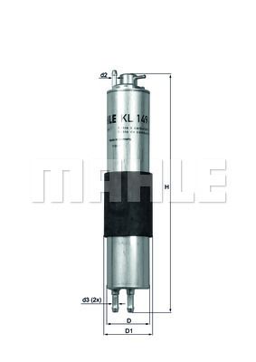 FILTRO DE COMBUSTIBLE - KL149