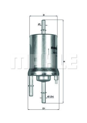 FILTRO DE COMBUSTIBLE - KL156/1