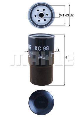 FILTRO DE COMBUSTIBLE - KC98