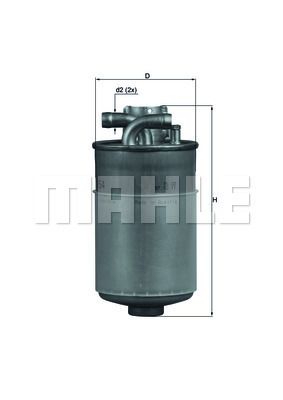 FILTRO DE COMBUSTIBLE - KL154