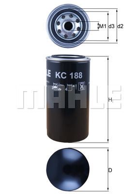 FILTRO DE COMBUSTIBLE - KC188