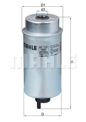 FILTRO DE COMBUSTIBLE - KC116