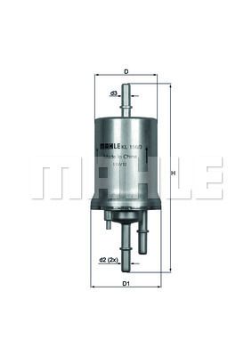 FILTRO DE COMBUSTIBLE - KL156/3