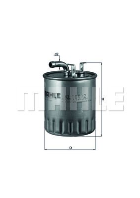 FILTRO DE COMBUSTIBLE - KL100/2
