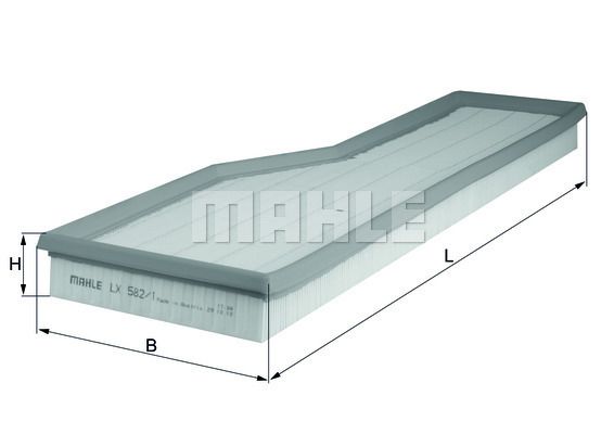 FILTRO DE AIRE - LX582/1