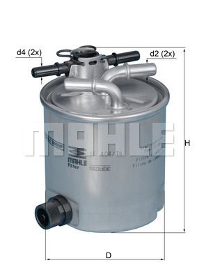 FILTRO DE COMBUSTIBLE - KL404/16