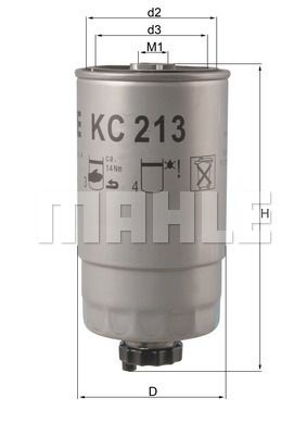 FILTRO DE COMBUSTIBLE - KC213