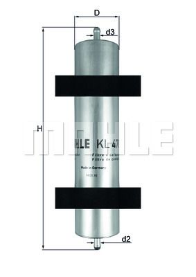FILTRO DE COMBUSTIBLE - KL478