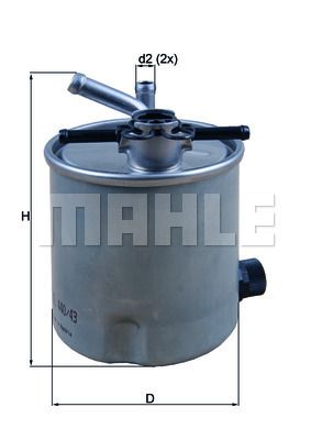 FILTRO DE COMBUSTIBLE - KL440/43