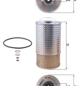 FILTRO DE ACEITE - OX38D