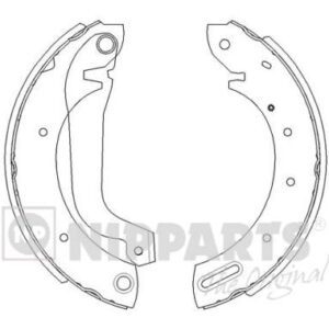 JUEGO DE ZAPATAS DE FRENOS - J3501044