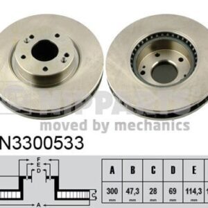 DISCO DE FRENO - N3300533