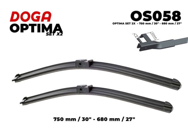 SET 2X - 750 mm/30" - 680 mm/27" - OS058
