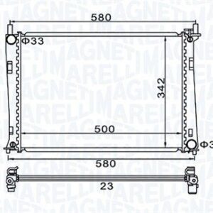 BM1526 - RADIADOR DE MOTOR - 350213000000