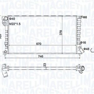 BM1866 - RADIADOR DE MOTOR - 350213000000