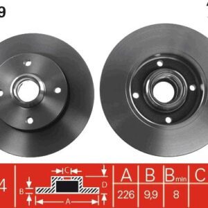 TRW JGO DISCO PRECIO UNIDAD S DE FRENO - DF1529