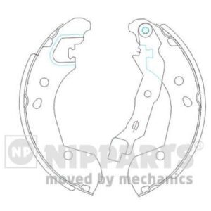 JUEGO DE ZAPATAS DE FRENOS - J3501055