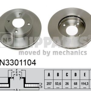 DISCO DE FRENO - N3301104