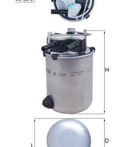 FILTRO DE COMBUSTIBLE - KL1027