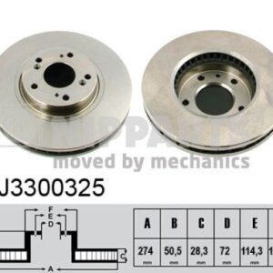 DISCO DE FRENO - J3300325