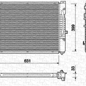BM712 - RADIADOR DE MOTOR - 350214000000