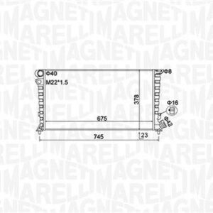 BM1951 - RADIADOR DE MOTOR - 350213000000