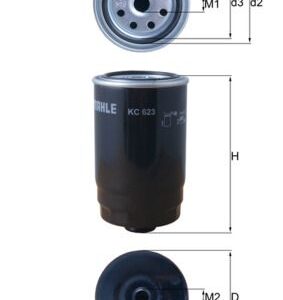 FILTRO DE COMBUSTIBLE - KC623