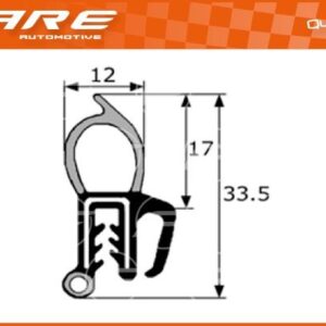 GOMA ESTANQUEIDAD MALETERO VARIOS - PF022