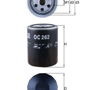 FILTRO DE ACEITE - OC262