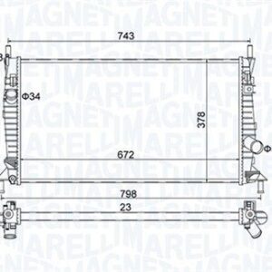 BM1574 - RADIADOR DE MOTOR - 350213000000