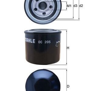 FILTRO DE ACEITE - OC205