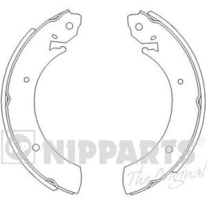 JUEGO DE ZAPATAS DE FRENOS - J3500502