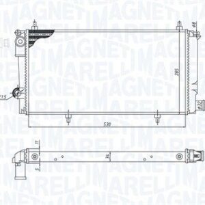 BM786 - RADIADOR DE MOTOR - 350214000000