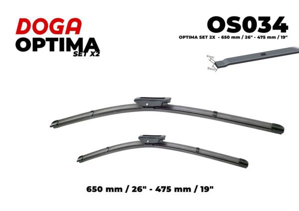 SET 2X - 650 mm/26" - 475 mm/19" - OS034