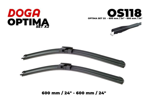SET 2X - 600 mm/24" - 600 mm/24" - OS118